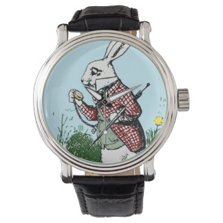 Alice in Wonderland Pocketwatch horloge Wit Konijn