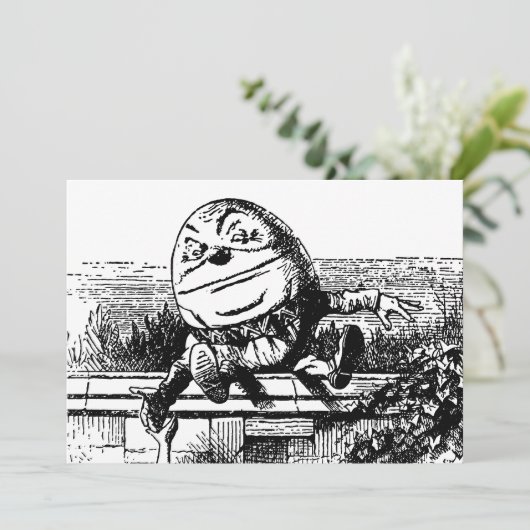 Alice in Wonderland, pompoen tegen de muur (Staand voorkant)