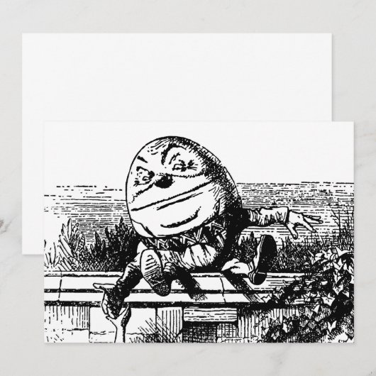 Alice in Wonderland, pompoen tegen de muur (Voorkant / Achterkant)