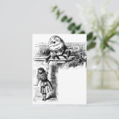 Alice in Wonderland, pompoen tegen de muur (Staand voorkant)