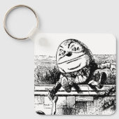  Alice in Wonderland, pompoen tegen de muur Sleutelhanger (Voorkant)