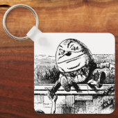  Alice in Wonderland, pompoen tegen de muur Sleutelhanger (Voorkant)