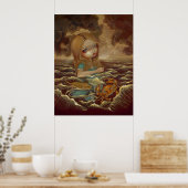 Alice in Wonderland - Pool of Tears Art Print (Keuken)