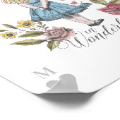 Alice in Wonderland | Post Alice & Florals Poster (Hoek)