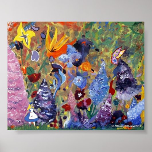 Alice in Wonderland Poster (Voorkant)