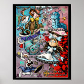 Alice in Wonderland Poster (Voorkant)