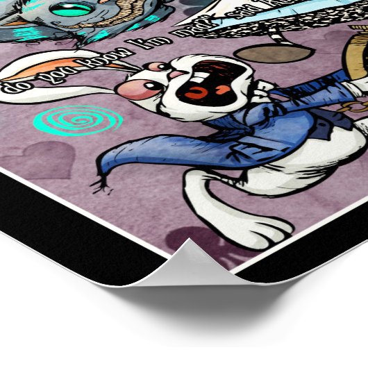 Alice in Wonderland Poster (Hoek)