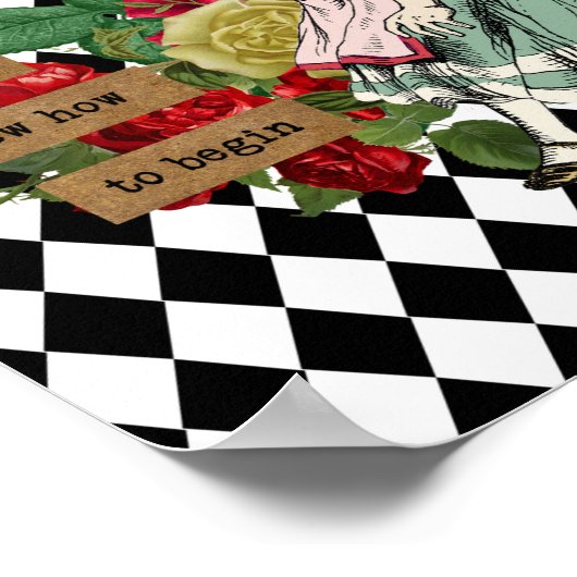  Alice in Wonderland Poster (Hoek)
