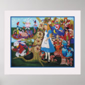 Alice in Wonderland poster (Voorkant)