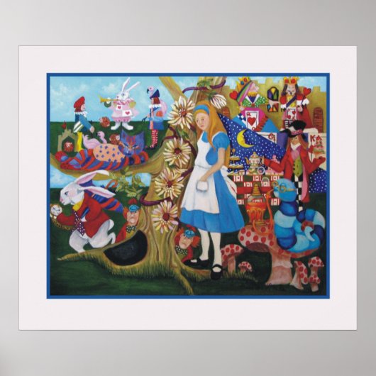 Alice in Wonderland poster (Voorkant)