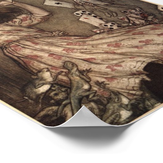 Alice in Wonderland Poster (Hoek)