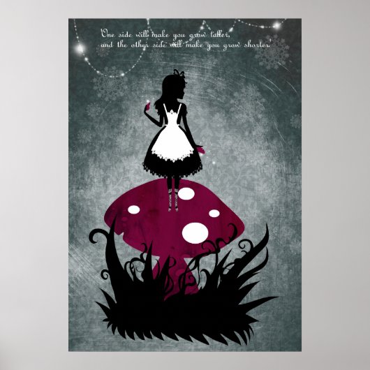Alice in Wonderland Poster (Voorkant)