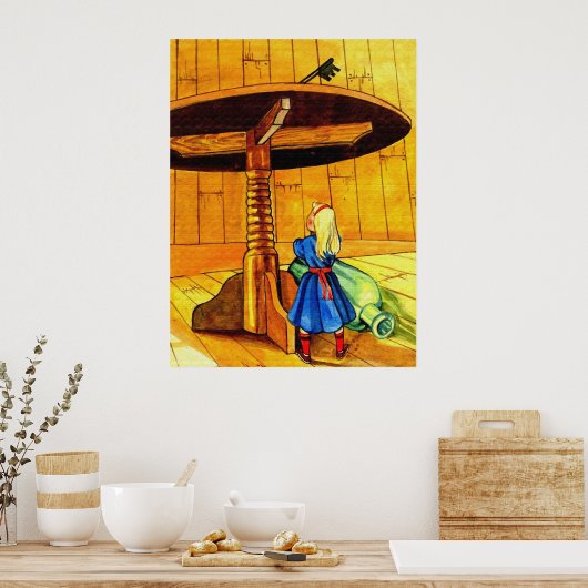 Alice In Wonderland Poster (Keuken)