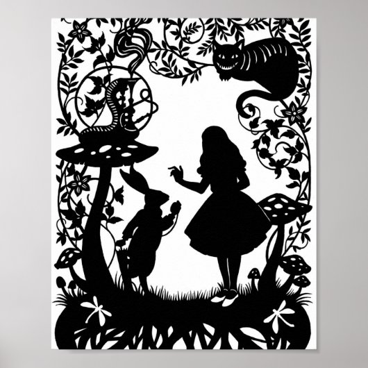 Alice in Wonderland Poster (Voorkant)