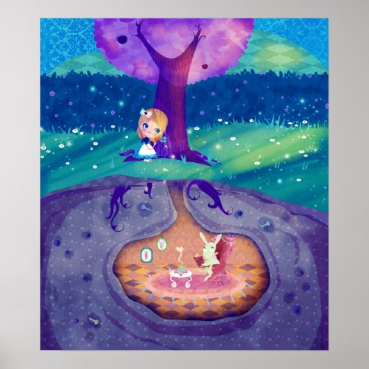 Alice in Wonderland Poster (Voorkant)