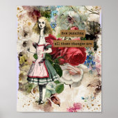 Alice in Wonderland Poster (Voorkant)