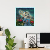 Alice in Wonderland Poster Print (Thuiskantoor)