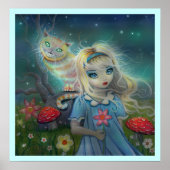 Alice in Wonderland Poster Print (Voorkant)