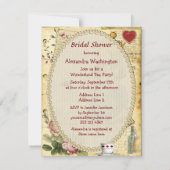 Alice in Wonderland Princess Vrijgezellenfeest Kaart (Achterkant)