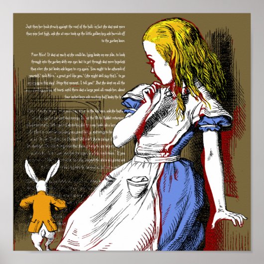 Alice in Wonderland Print (Voorkant)