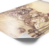 Alice in wonderland print #2 foto afdruk (Hoek)