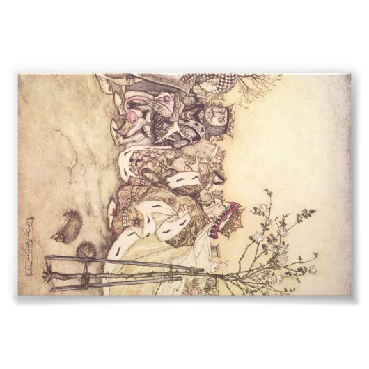 Alice in wonderland print #2 foto afdruk (Voorkant)