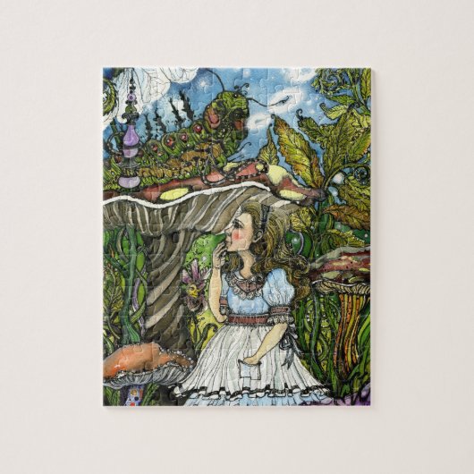 Alice in Wonderland Puzzle Legpuzzel (Verticaal)