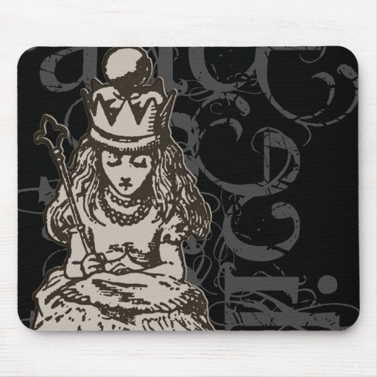 Alice in Wonderland Queen Alice Grunge (Single) Muismat (Voorkant)