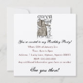 Alice in Wonderland Queen of Heart Grunge (Single) Kaart (Voorkant)