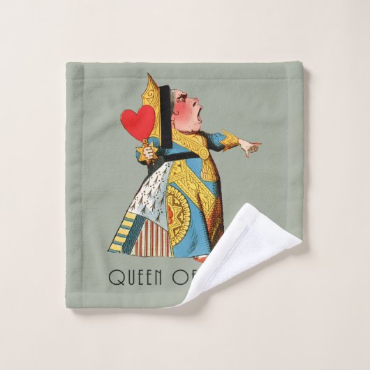 Alice in Wonderland Queen of Hearts Bad Handdoek (Wasdoekje)