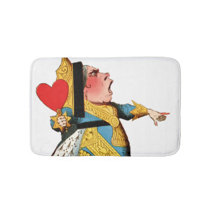 Alice in Wonderland Queen of Hearts Badmat
