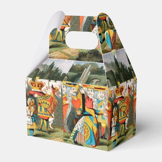 Alice in Wonderland Queen of Hearts Bedankdoosjes (Achterkant)