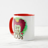 Alice in Wonderland Queen Of Hearts Big Head Mok (Voorkant links)