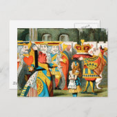 Alice in Wonderland Queen of Hearts Briefkaart (Voorkant / Achterkant)