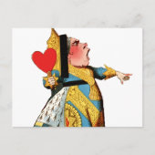 Alice in Wonderland Queen of Hearts Briefkaart (Voorkant)