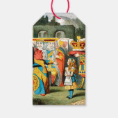 Alice in Wonderland Queen of Hearts Cadeaulabel (Voorkant)