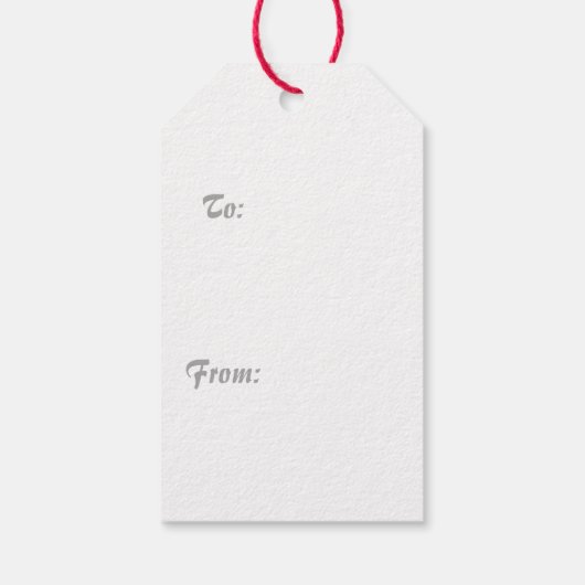 Alice in Wonderland Queen of Hearts Cadeaulabel (Achterkant)