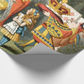Alice in Wonderland Queen of Hearts Cadeaupapier (Hoek)