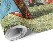 Alice in Wonderland Queen of Hearts Cadeaupapier (Rol Hoek)