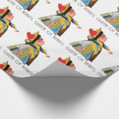 Alice in Wonderland Queen of Hearts Cadeaupapier (Hoek)