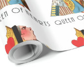 Alice in Wonderland Queen of Hearts Cadeaupapier (Rol Hoek)