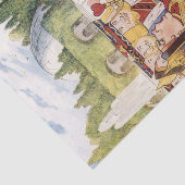 Alice in Wonderland Queen of Hearts Decoupage Tissuepapier (Detail)