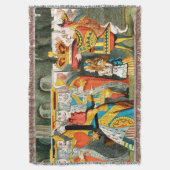 Alice in Wonderland Queen of Hearts Deken (Voorkant Verticaal)
