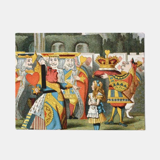 Alice in Wonderland Queen of Hearts Deurmat (Voorkant)