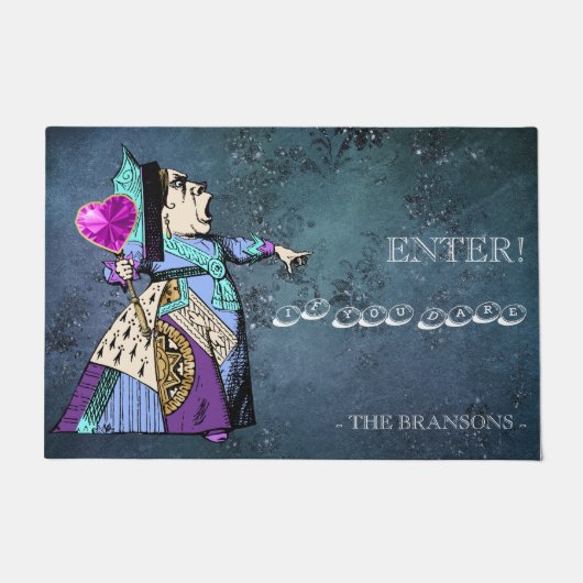 Alice in Wonderland Queen of Hearts Deurmat (Voorkant)