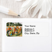 Alice in Wonderland Queen of Hearts Etiket (Insitu)