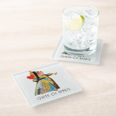Alice in Wonderland Queen of Hearts Glazen Onderzetter (Schuin)