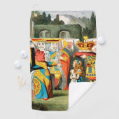 Alice in Wonderland Queen of Hearts Golfhanddoek (Insitu)