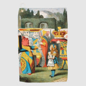Alice in Wonderland Queen of Hearts Golfhanddoek (Voorkant)