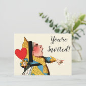 Alice in Wonderland Queen of Hearts Kaart (Staand voorkant)